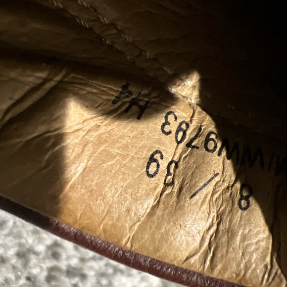 BORN Shoes Womens 8 Brown Platform Wedge Leather Clogs Mule Cottagecore Slip On - Picture 12 of 13